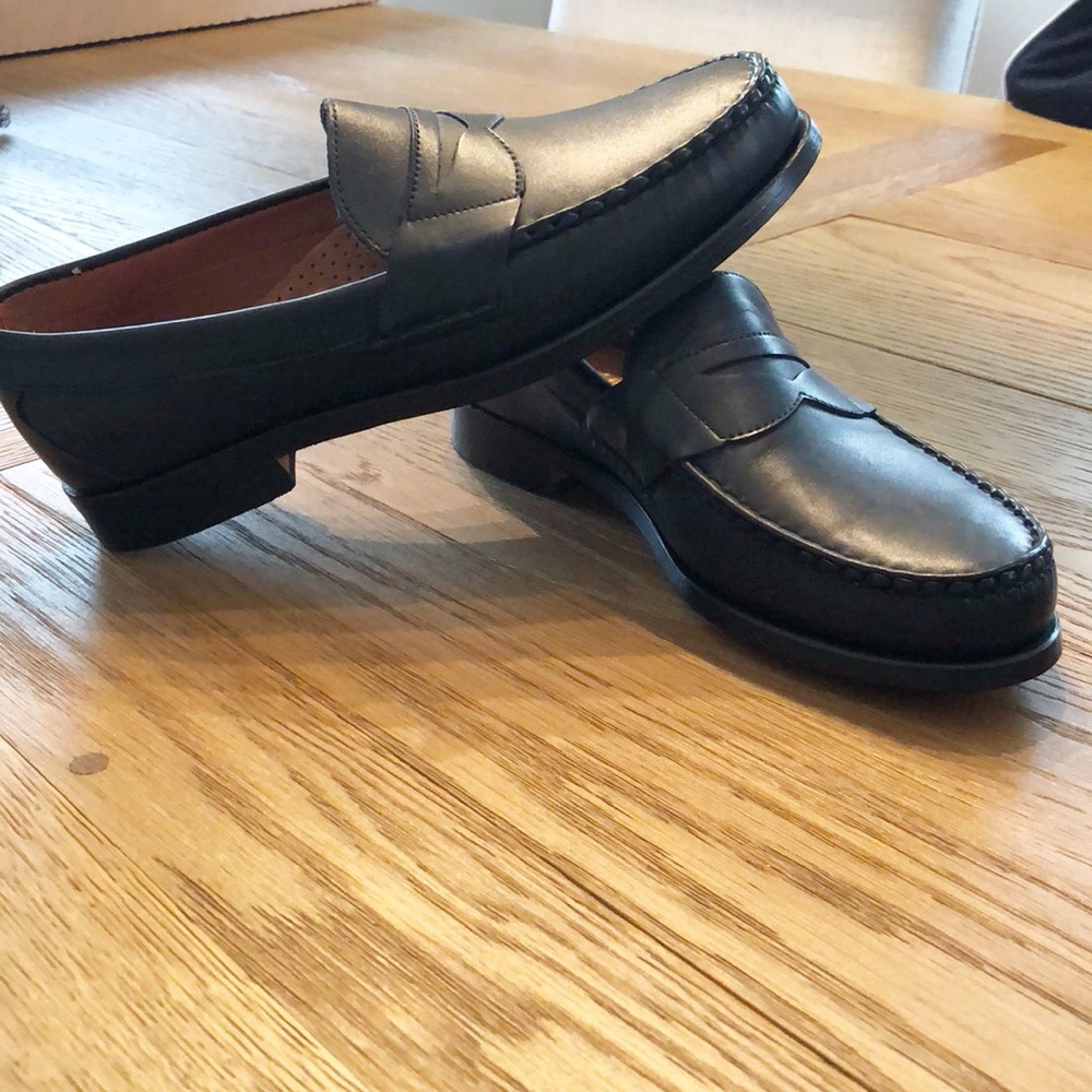 Allen Edmonds 8.5 Cavanaugh Penny Loafer Black